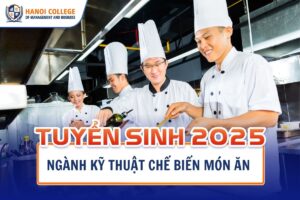 Tuyển sinh Cao đẳng Kỹ thuật chế biến món ăn