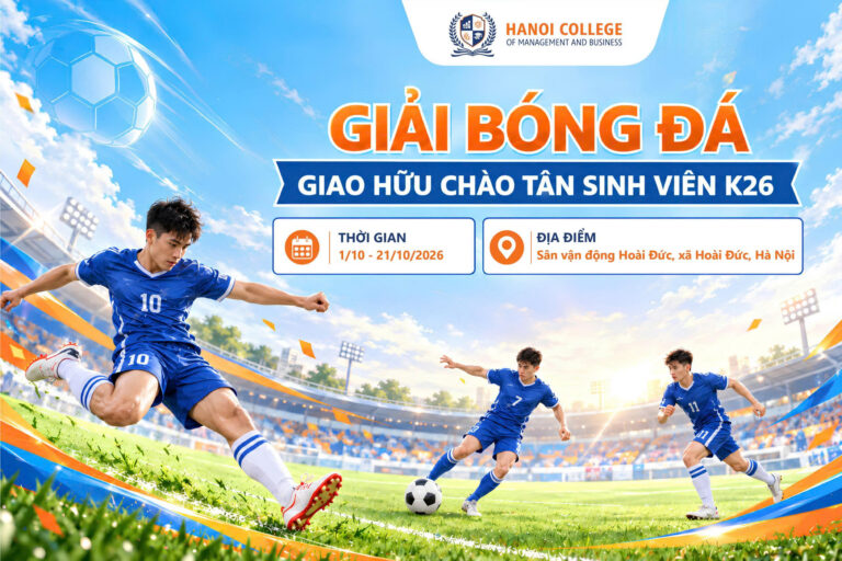 Kế hoạch tổ chức giải bóng đá chào tân sinh viên K26 năm học 2026 – 2027