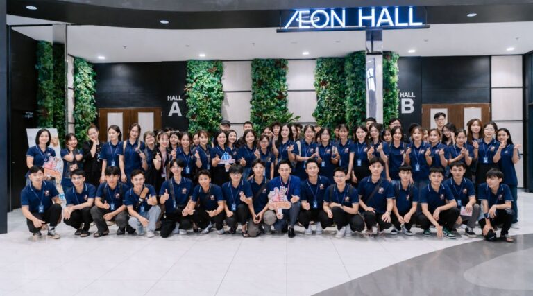 Sinh viên Cao đẳng Quản lý và Kinh doanh Hà Nội trải nghiệm thực tế tại AEON Mall: Học từ môi trường doanh nghiệp hiện đại