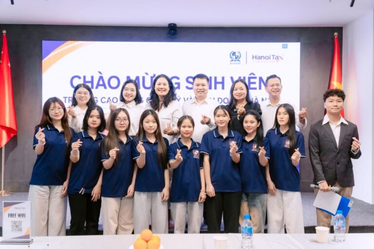 Cao đẳng Quản lý và Kinh doanh Hà Nội hợp tác với Hanoitax, tăng cường đào tạo gắn kết doanh nghiệp